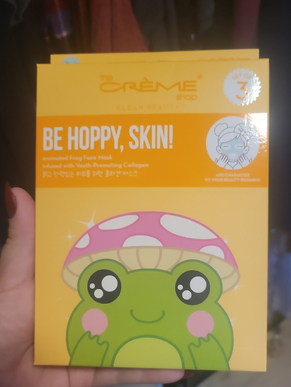 Creme Shop ‘Be Hoppy, Skin!’ Frog Face Mask -
